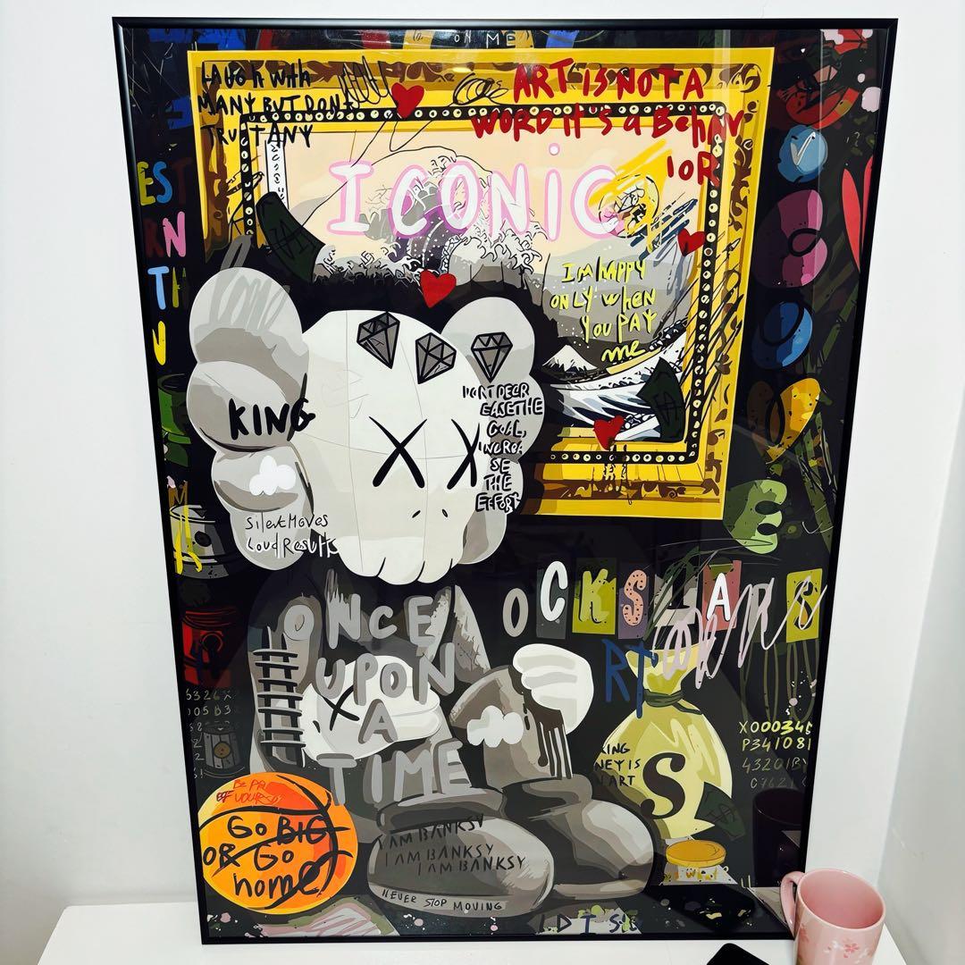 【ポスター】KAWS(カウズ)34 ベアブリック(A1サイズ)
