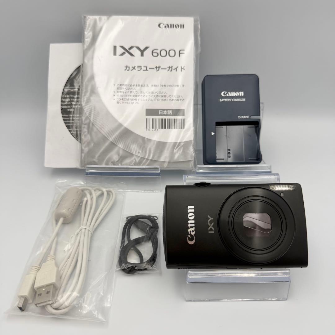 【極美品】Canon IXY 600F ブラック コンデジ 実写あり