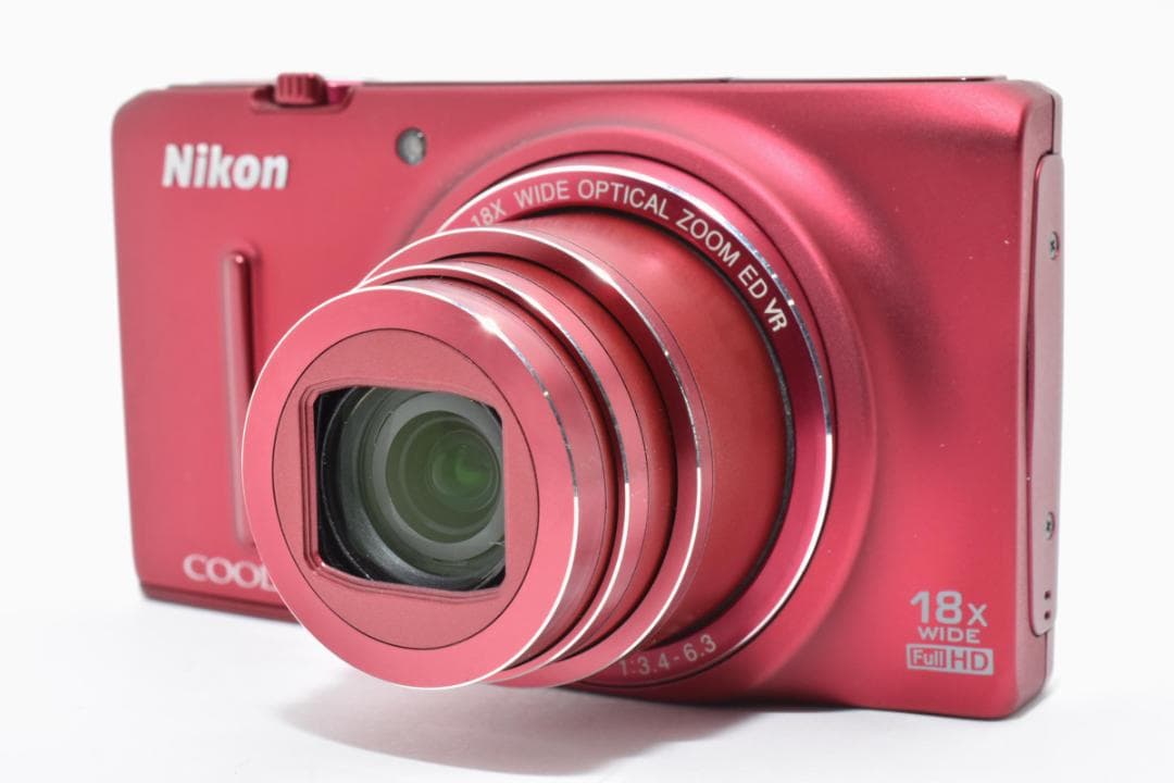 美品 ニコン COOLPIX S9400 コンパクトデジタルカメラ レッド
