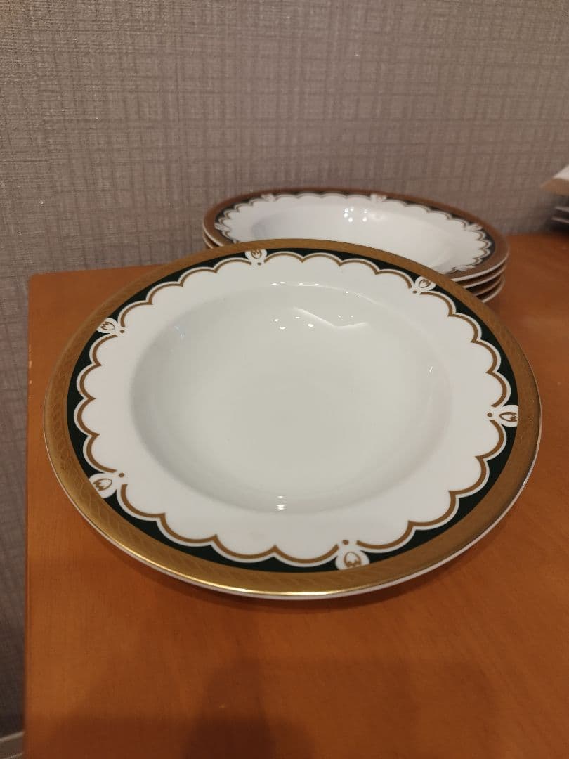 極美品　ヴィンテージ　ロイヤルチェルシー　スープ皿　Trianon 5枚セット
