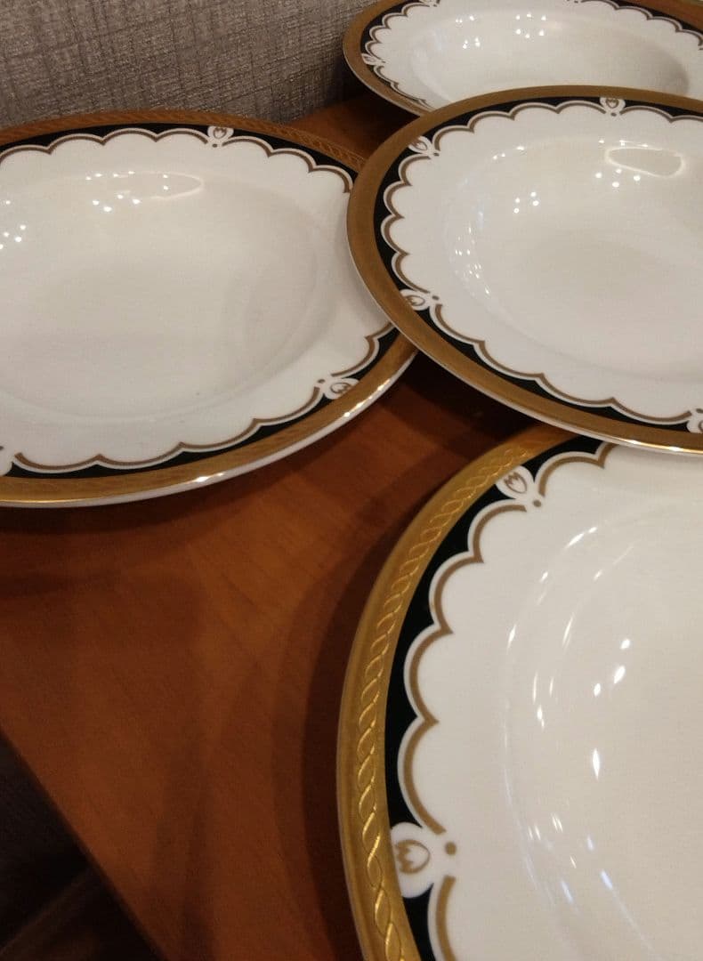 極美品　ヴィンテージ　ロイヤルチェルシー　スープ皿　Trianon 5枚セット