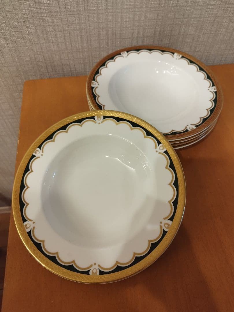 極美品　ヴィンテージ　ロイヤルチェルシー　スープ皿　Trianon 5枚セット