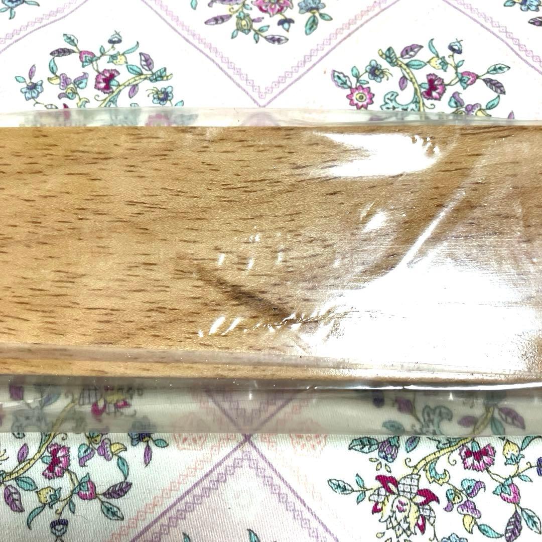 未使用品★天然大理石★木製スタンド付★回転式★めん棒★パール金属★幅広★大きめ