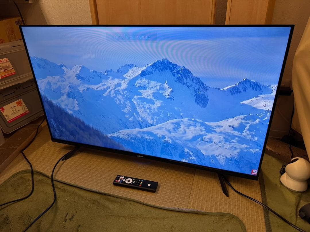 Qriom　40型　チューナーレステレビ　QRK-40TL2K　2025未使用近