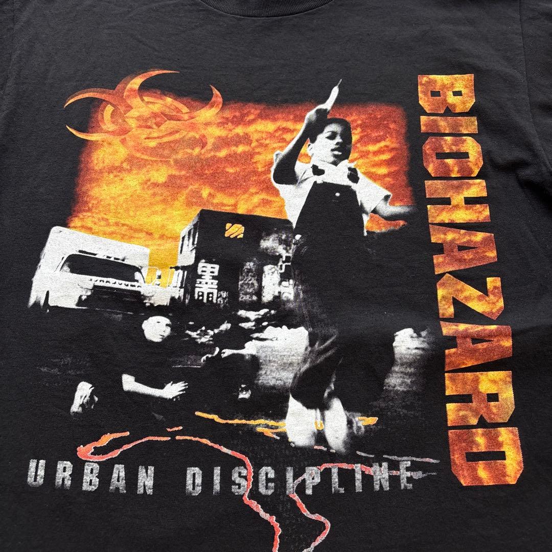 【used 美品】バイオハザード Biohazard バンドT M ハードコア
