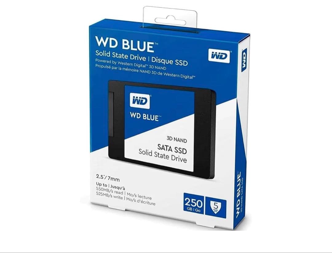 ★新品未使用！WD Blue 3D NAND SATA WDS250G2B0A★