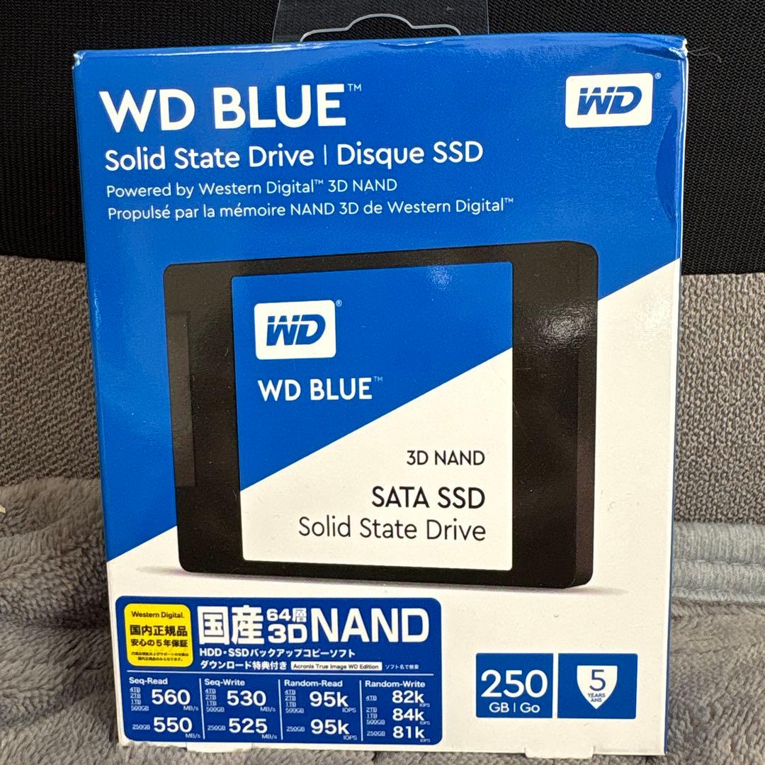 ★新品未使用！WD Blue 3D NAND SATA WDS250G2B0A★
