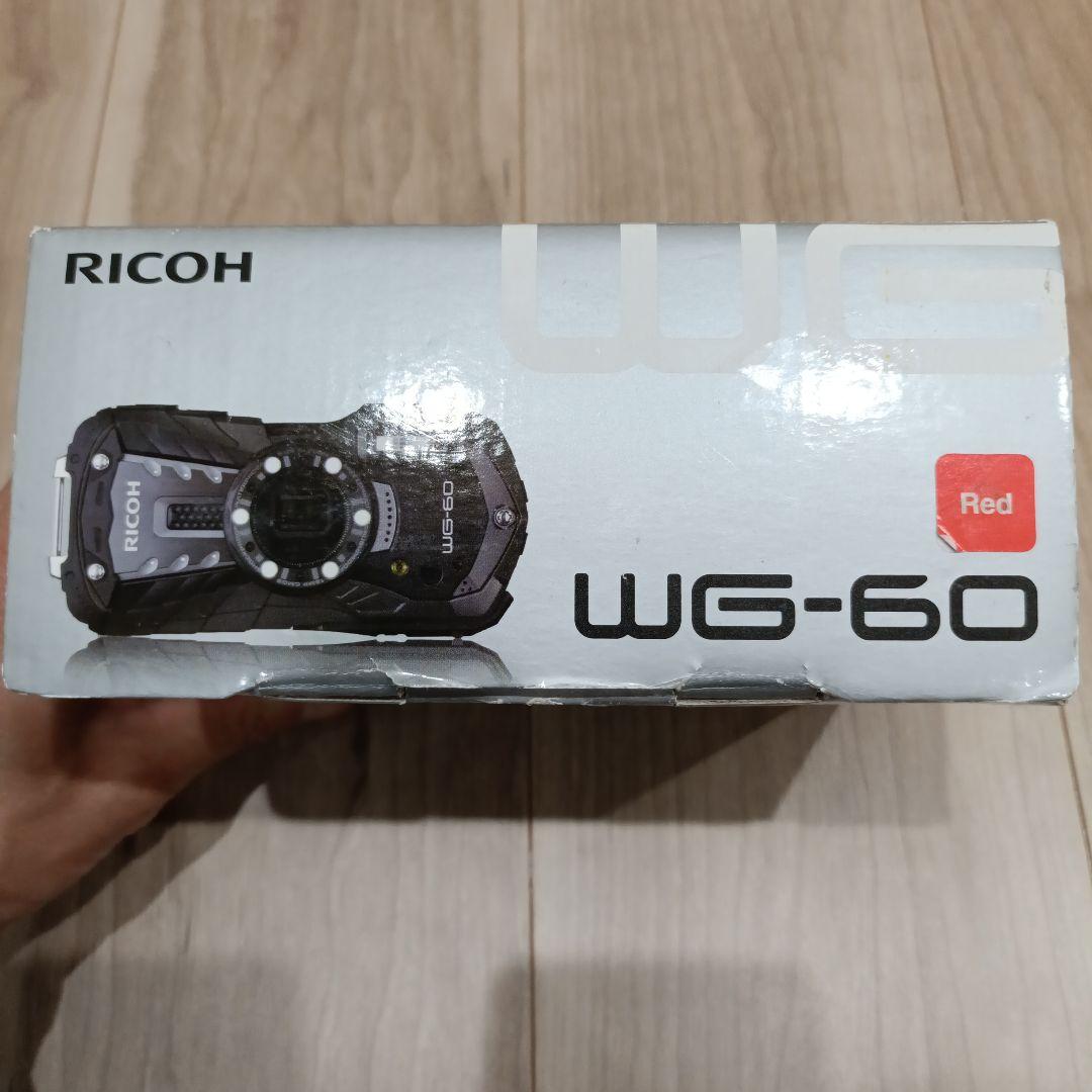 【未使用】RICOH WG-60　取説、付属品、箱、全て揃っています！