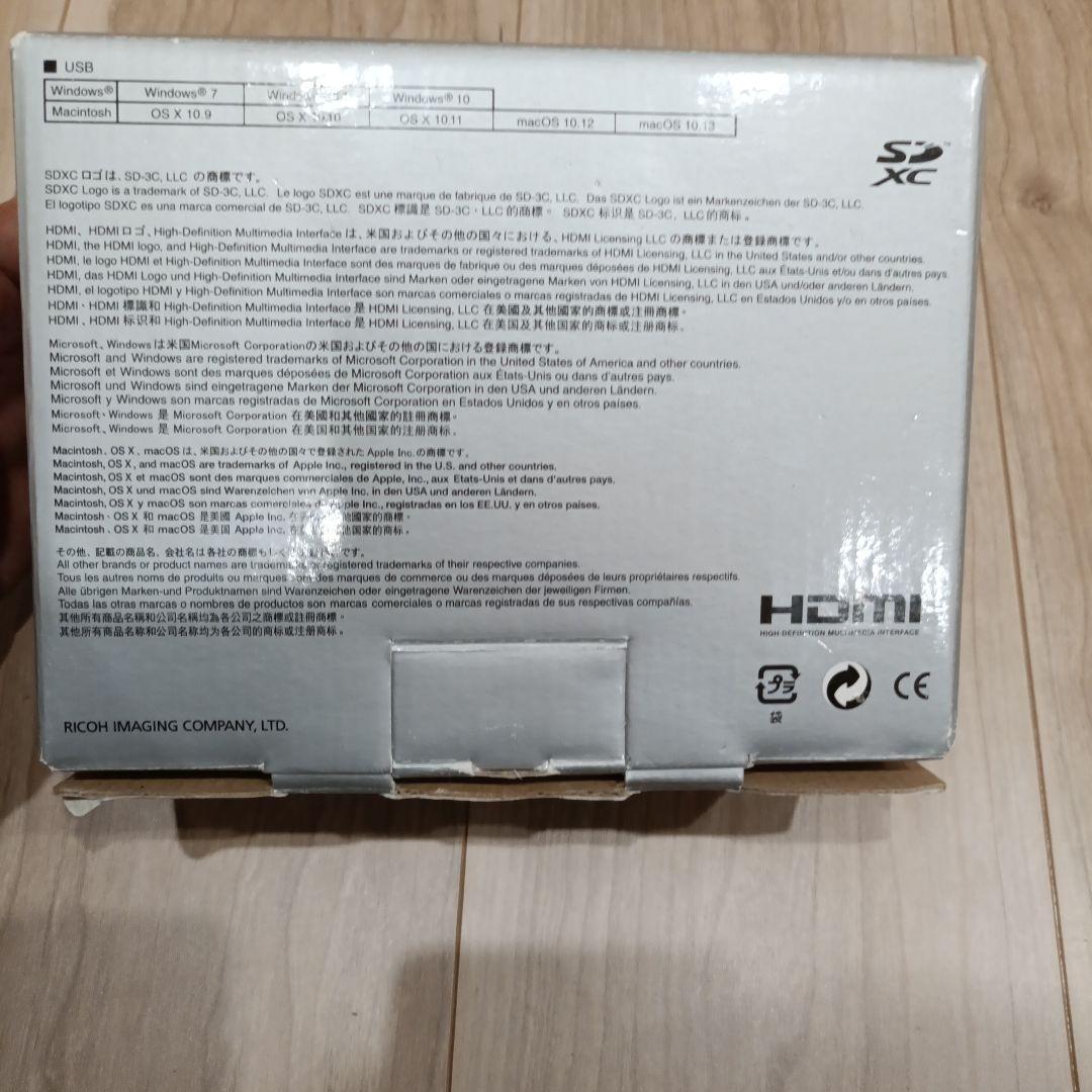 【未使用】RICOH WG-60　取説、付属品、箱、全て揃っています！