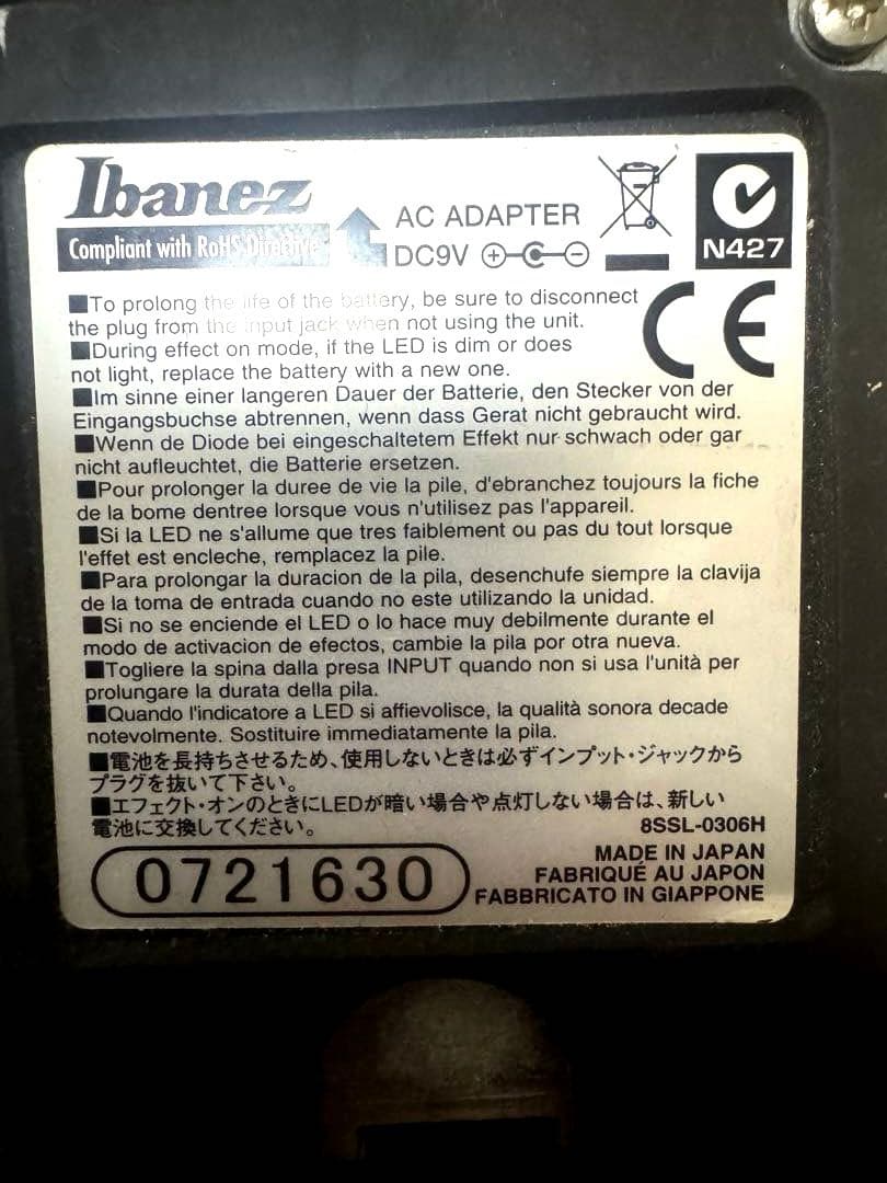 Ibanez TS9 チューブスクリーマー　ビンテージ 国産　レアオペアンプ