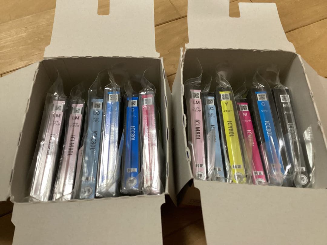 EPSON IC6CL80L インクカートリッジ 詰め合わせ