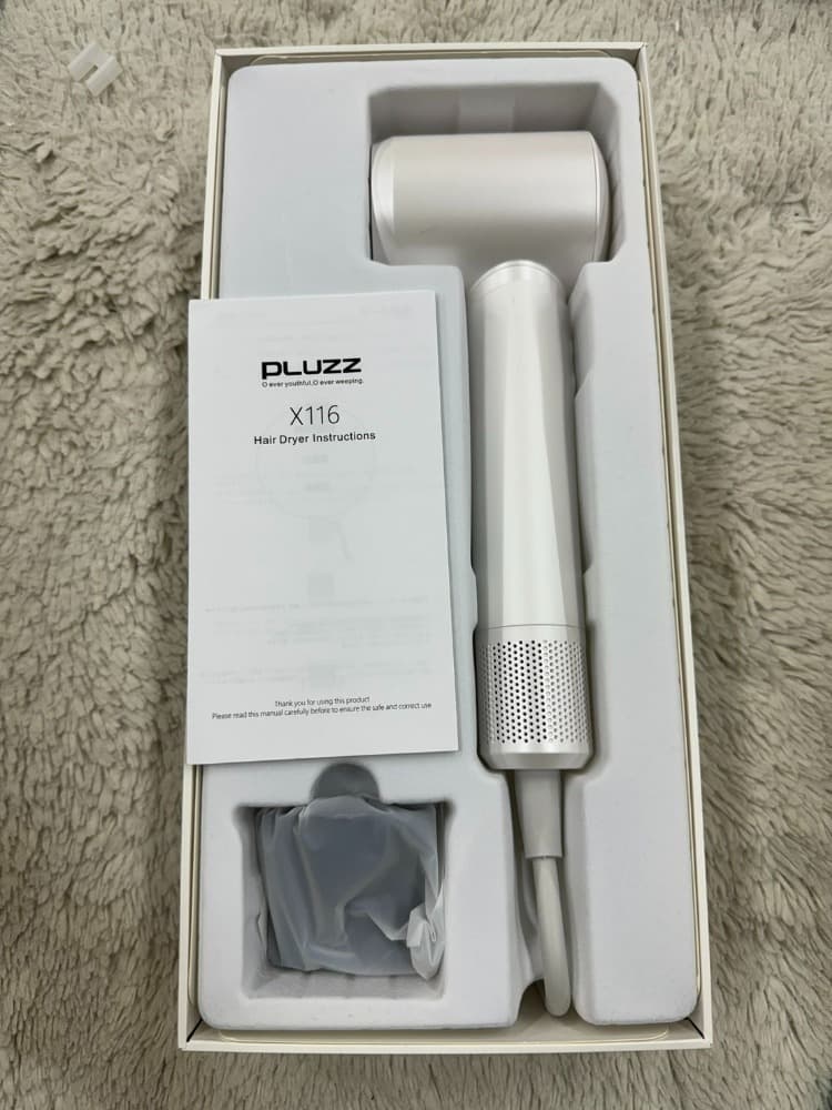 コンパクト 低騒音 PLUZZ ドライヤー