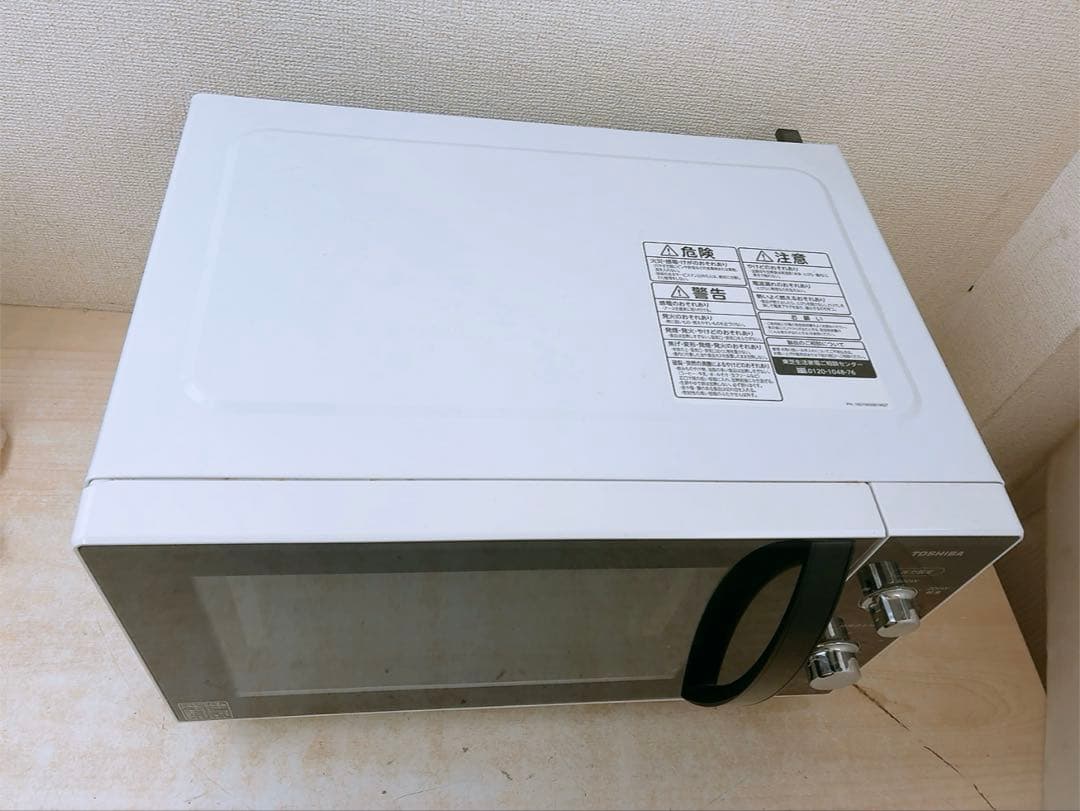 TOSHIBA 東芝電子レンジER-SM17 2021年製 温め 解凍 フラット