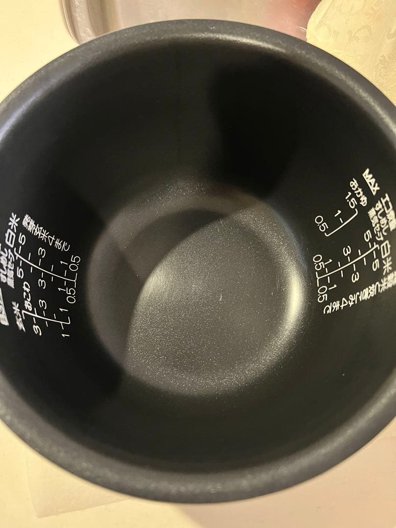【中古】内釜 象印マホービン圧力IH炊飯ジャー炊飯器用
