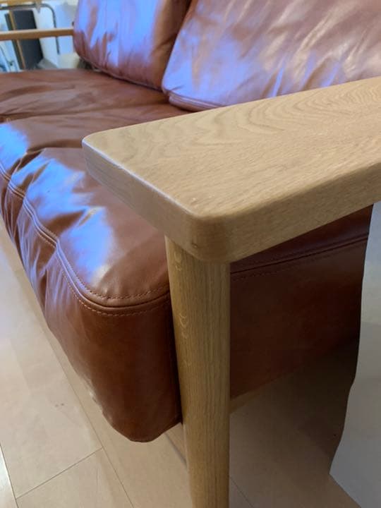 DIMANCHE SOFA ディモンシュ ソファ レザー 2.5人掛け