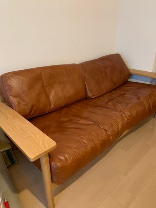 DIMANCHE SOFA ディモンシュ ソファ レザー 2.5人掛け