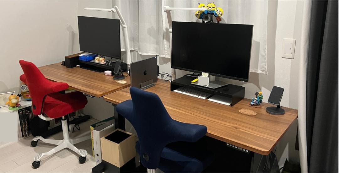 電動昇降デスク（オフィスデスク）120cm x 60cm