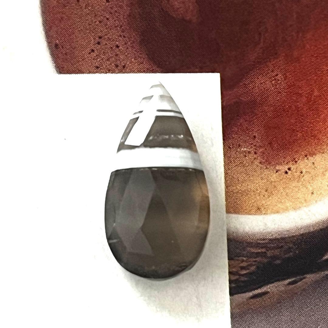 キャトル様確認ページ☺︎ 1点作品☺︎ 大粒サファイア14kgfネックレストップ