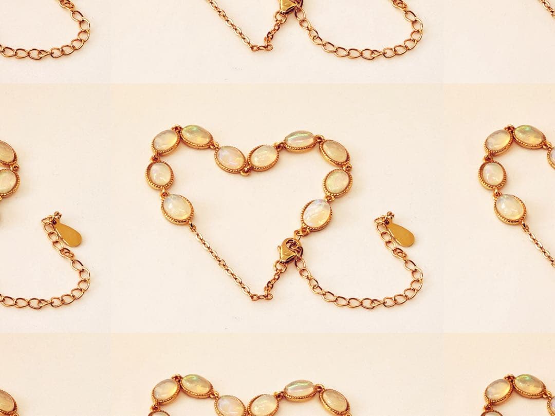 心を満たす虹色の輝き⭐︎4Aプレシャスオパール Silver925上品ブレスレット