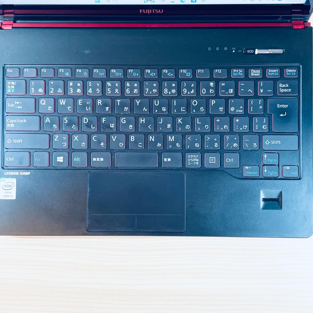 軽量コンパクト 爆速SSD DVD Windows11 ノートパソコン 赤×黒