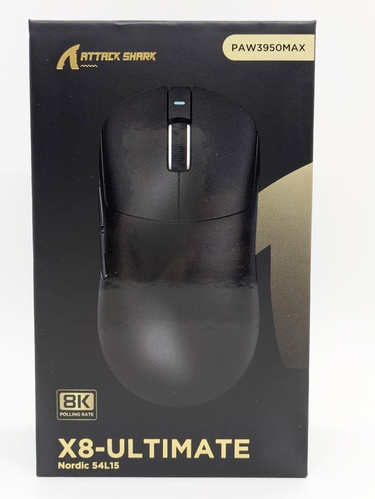 ゲーミングマウス ATTACK SHARK X8ULTIMATE 65g 8K