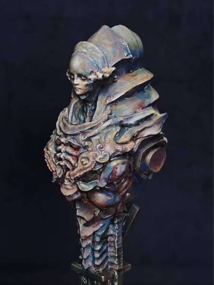 オリジナルガレージキット（白模）／全高約20cm