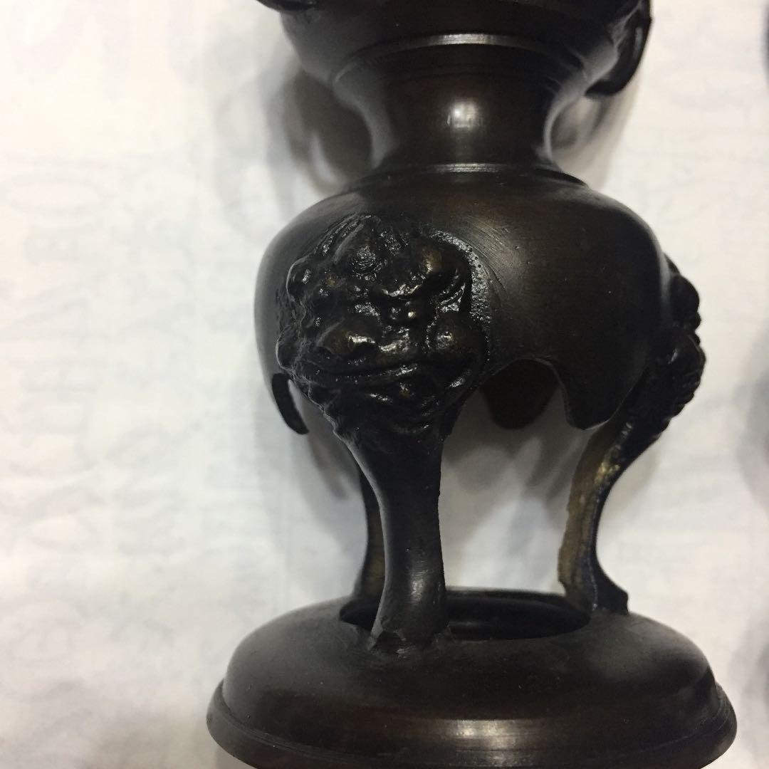 仏具セット 灯立て、香合*