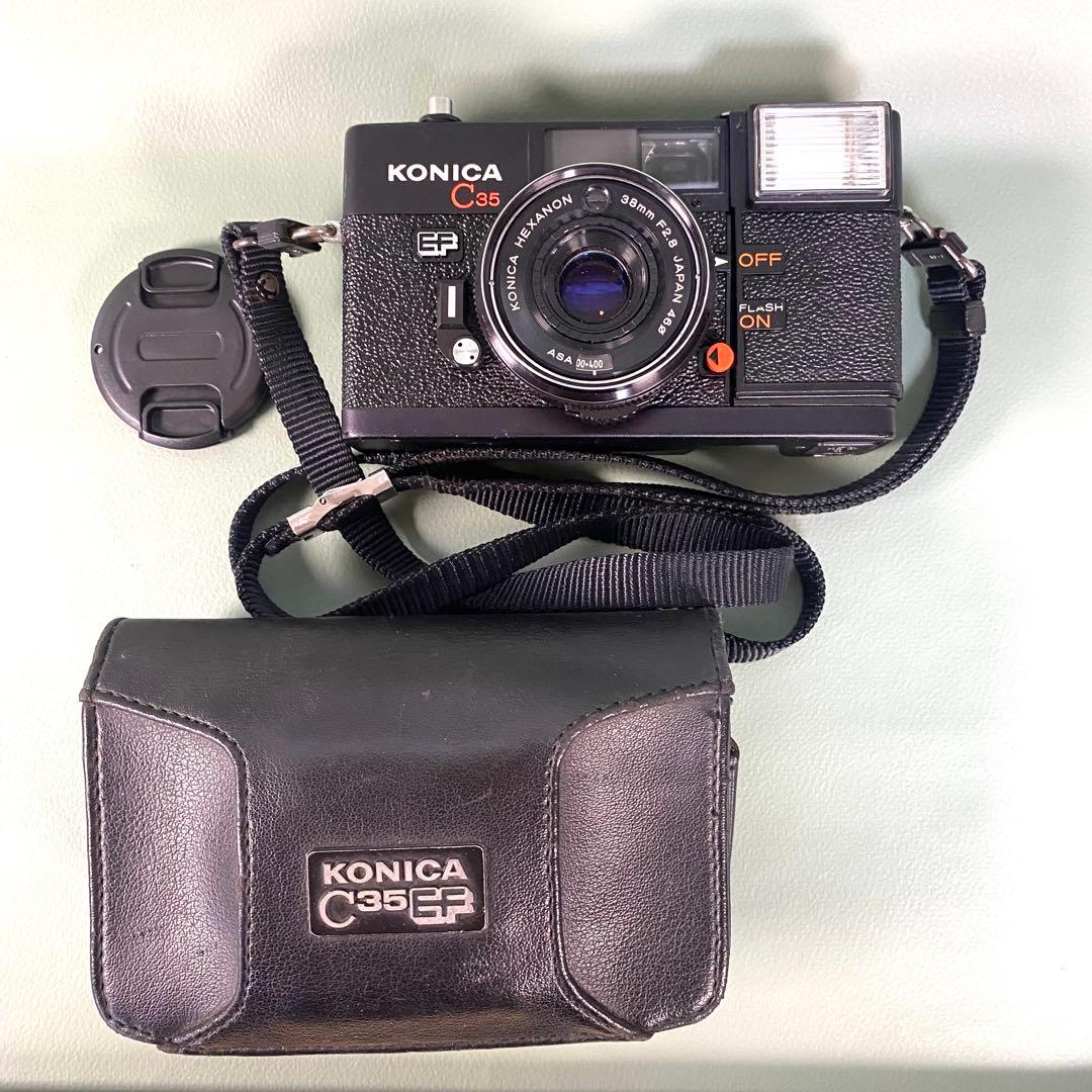 【作動保証1ヶ月】　整備済、完動品/ コニカ Konica C35 EF
