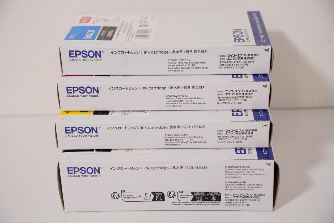 未使用 EPSON インクIB02KB IB02CB IB02MB IB02YB