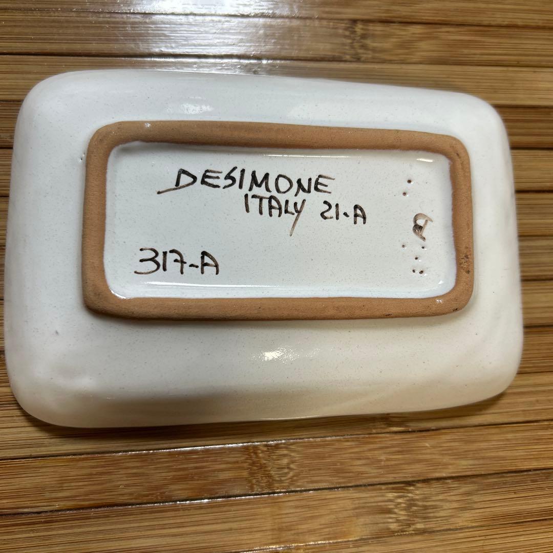 DESIMONE デシモーネ　イタリア　シチリア　ハンドペイント　花トレイ
