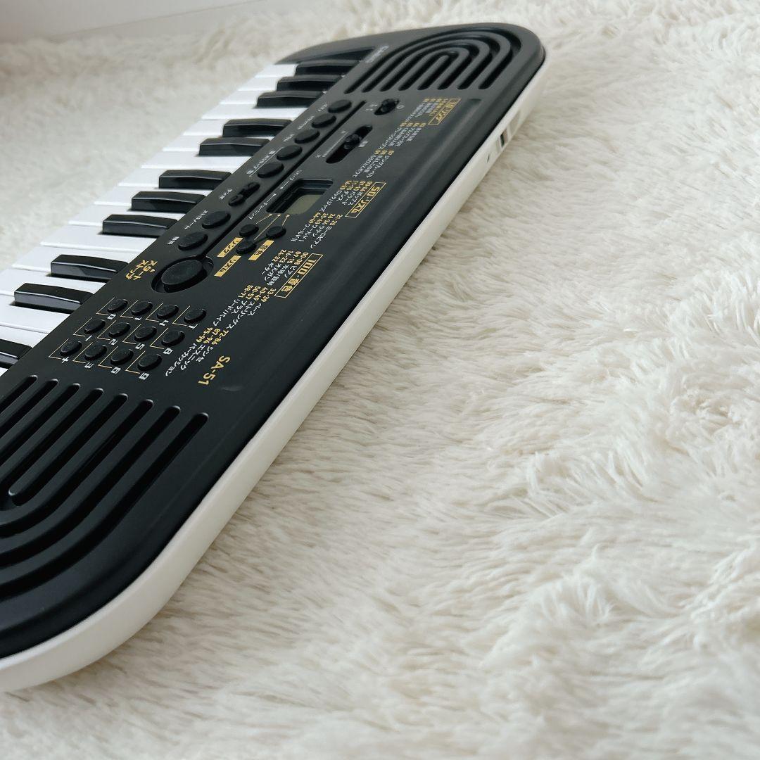 ✨未使用級✨ 極美品 CASIO SA-51 キーボード 新品ACアダプター付き