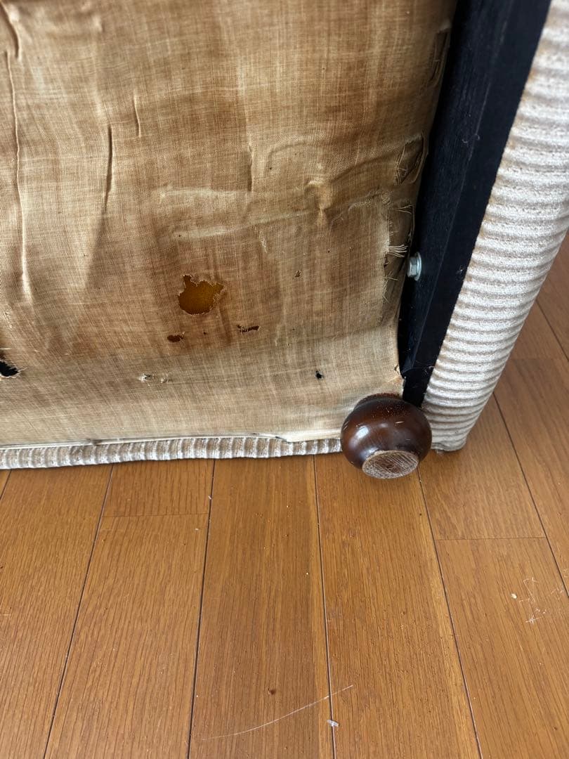 コーデュロイ 1Pソファ 1人掛け シングルソファ 1シーター モダン