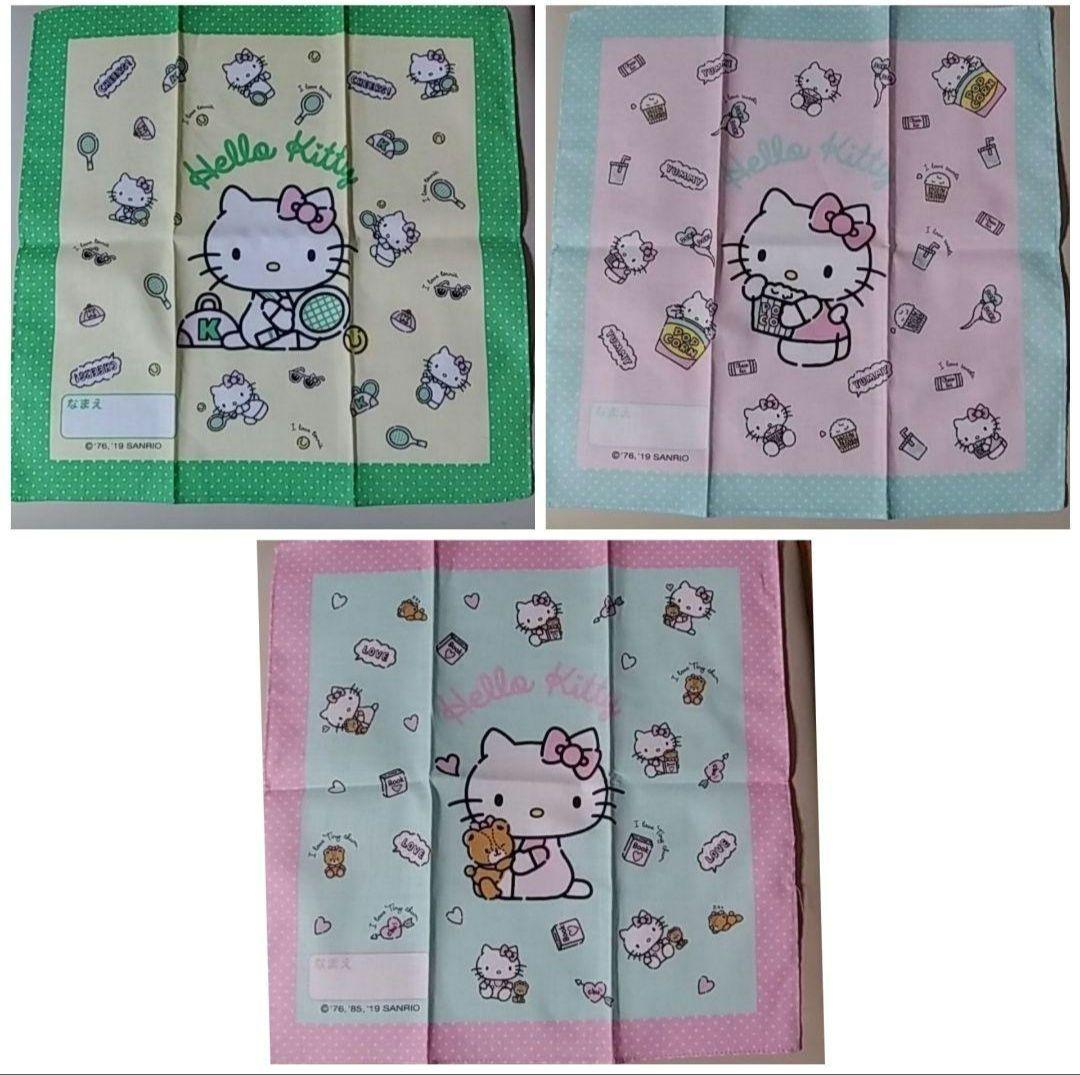 Sanrio サンリオ ハローキティ バッグ&巾着&ハンカチ他　平成レトロ