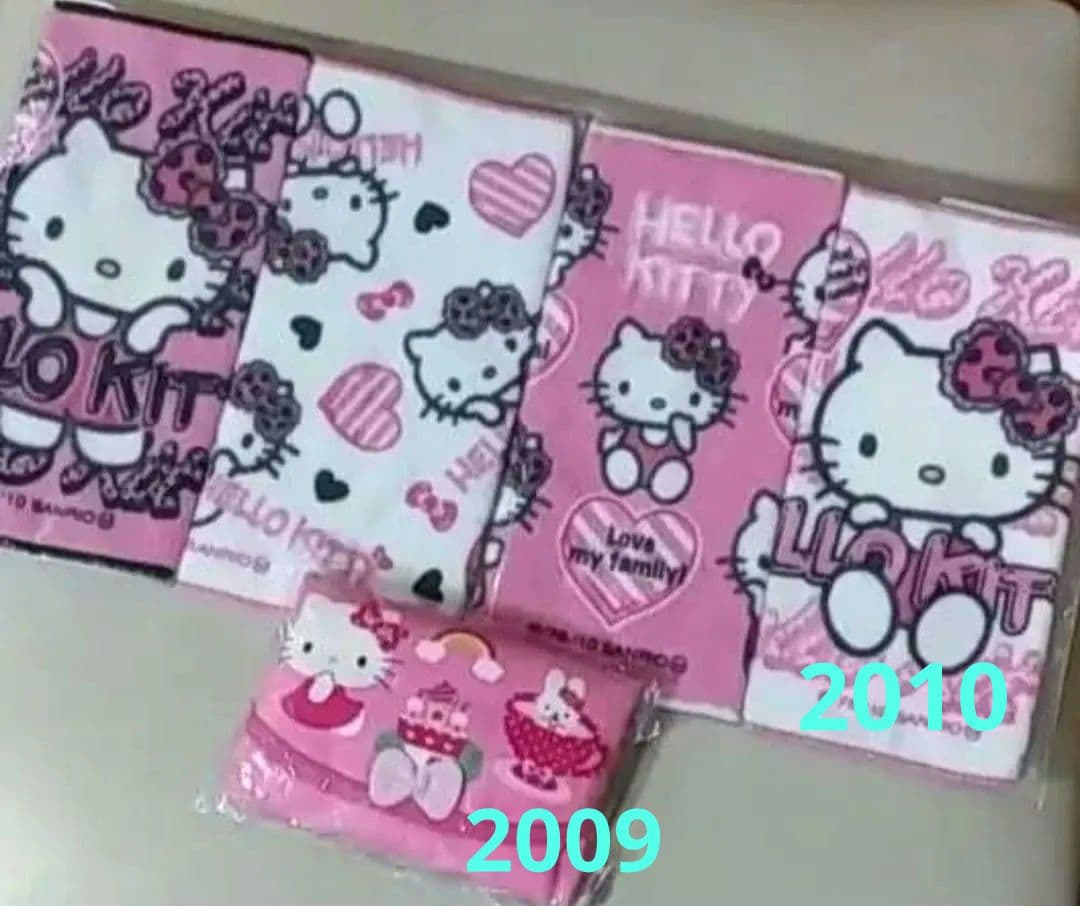 Sanrio サンリオ ハローキティ バッグ&巾着&ハンカチ他　平成レトロ