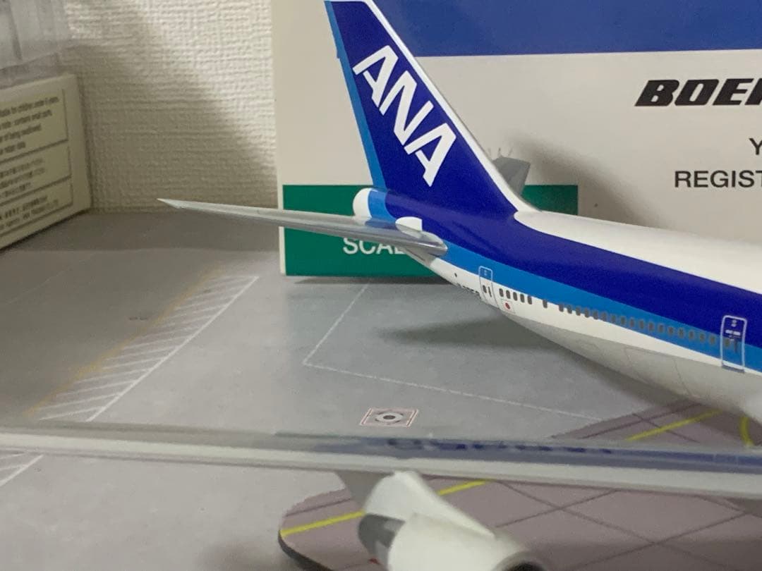 全日空商事公式モデルＢ７４７－４００ｙｏｋｏｓｏ塗装機プラスティック樹脂製モデル
