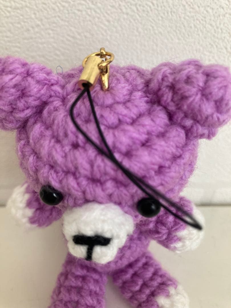 カラフルうさぎのあみぐるみ3点セット