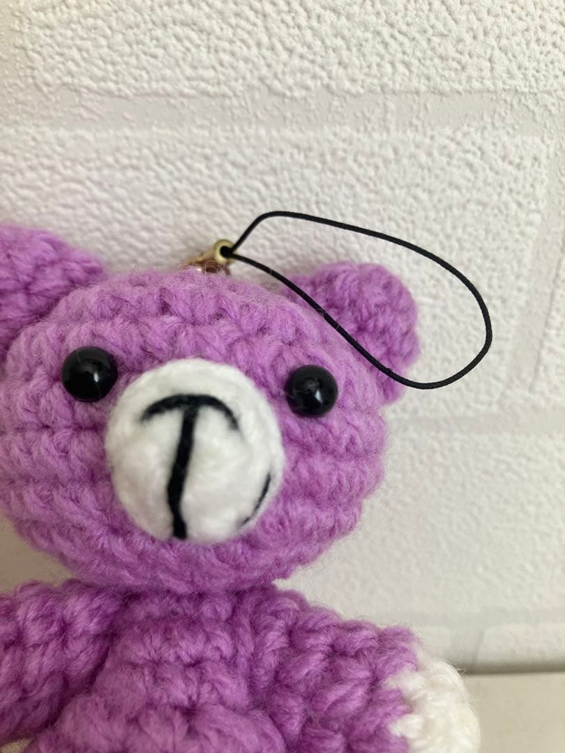 カラフルうさぎのあみぐるみ3点セット