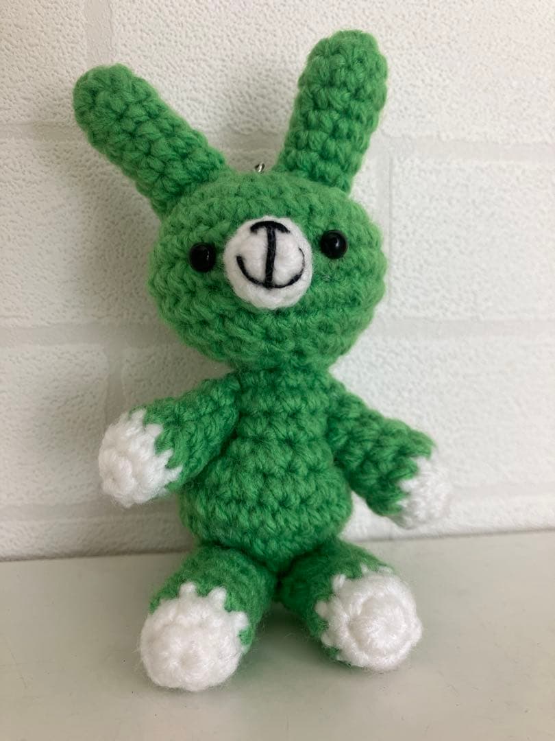 カラフルうさぎのあみぐるみ3点セット