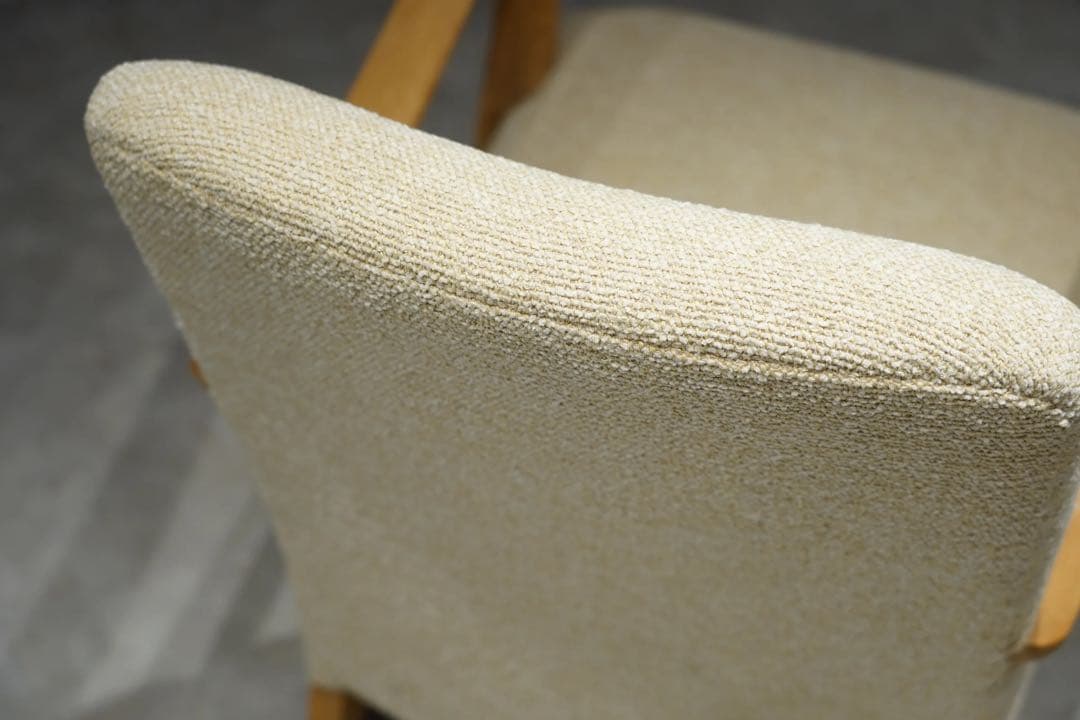 大正時代　1人掛けソファ　アンティークチェア　ブリッジアーム　栗材