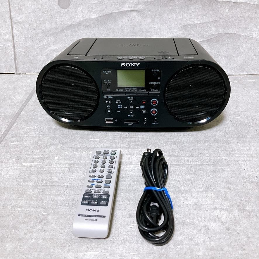 【極美品】SONY ZS-RS81BT オーディオCDラジオ Bluetooth