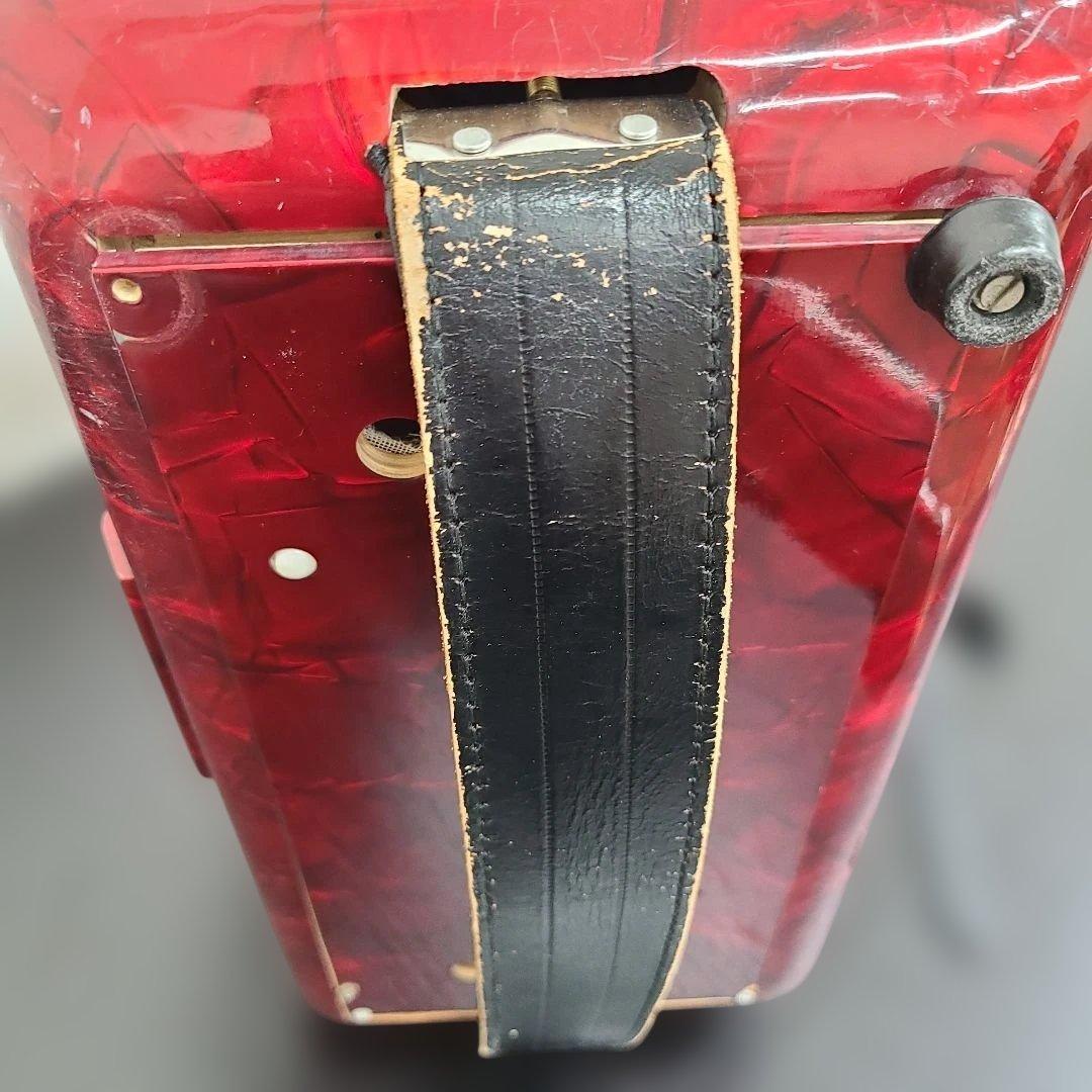 TOMBO トンボ アコーディオン 赤 ソプラノ