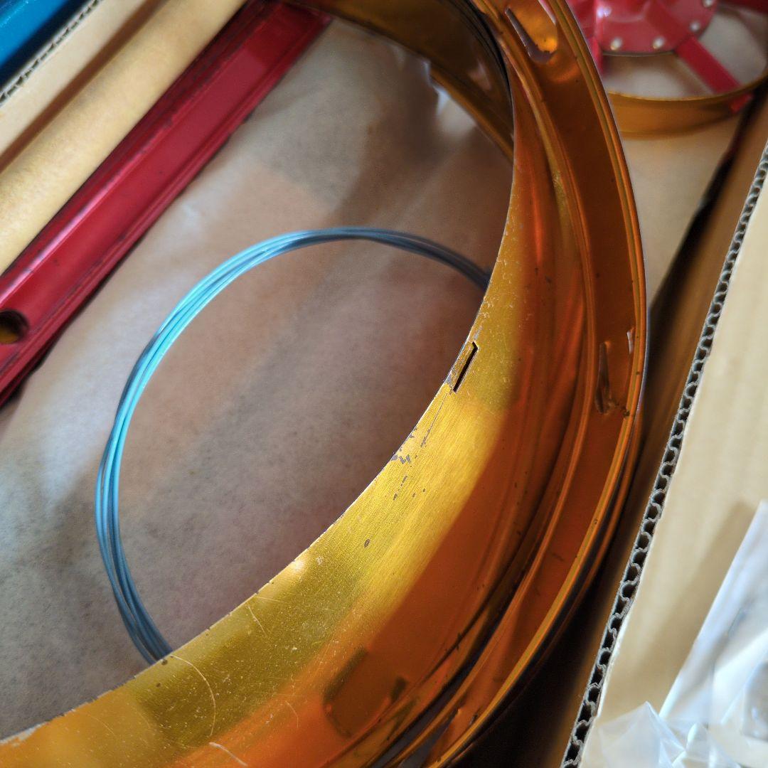 旭鯉　鯉のぼりセット　黒3.5m 赤2.5m　未使用　布製　シミあり