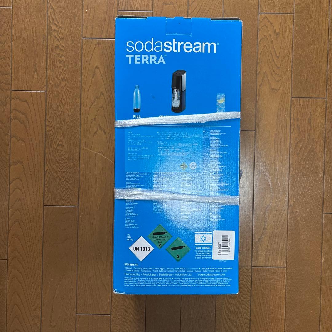soda stream TERRA 炭酸水メーカー ボトル付き ブラック