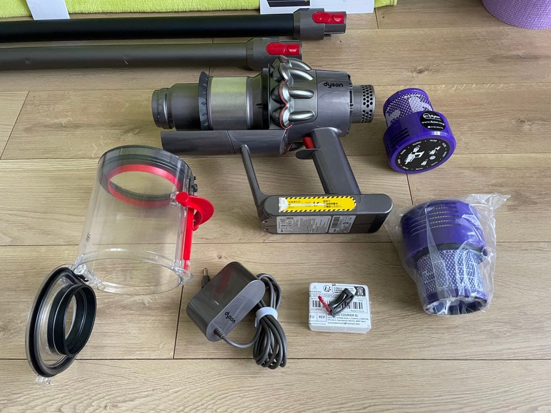 ダイソン ㉑V10SV12スタンド付２ヘッドから選択交換フィルター付パーツセット
