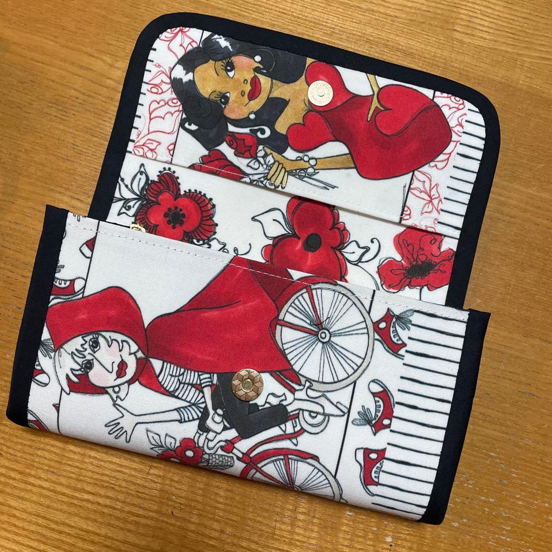 特価　長財布　やりくり財布　ハンドメイド　トートバッグ　巾着袋　ロラライハリス