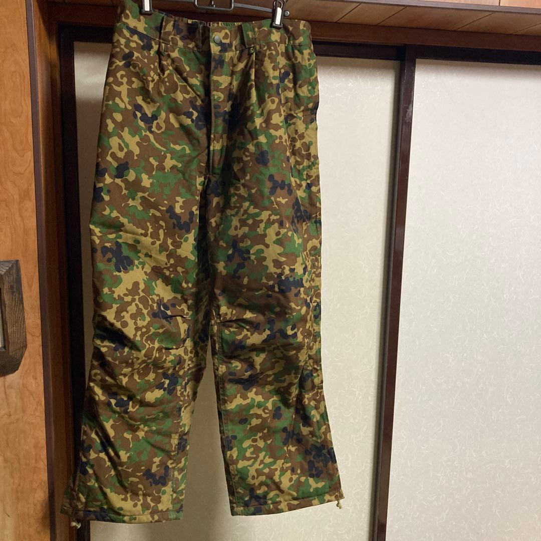 秋冬迷彩　オーバーズボン　サイズL