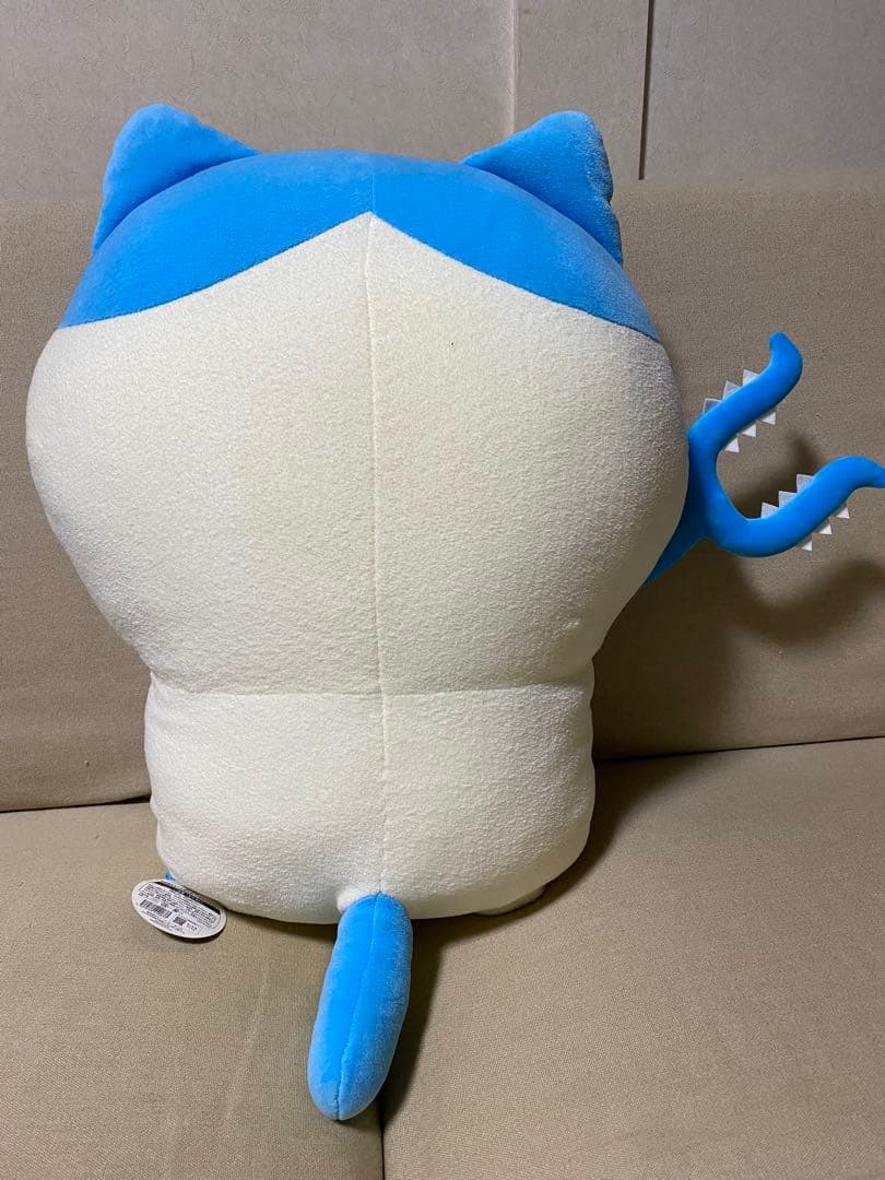 【美品・受注生産品】ハチワレ討伐棒付き 特大ぬいぐるみ