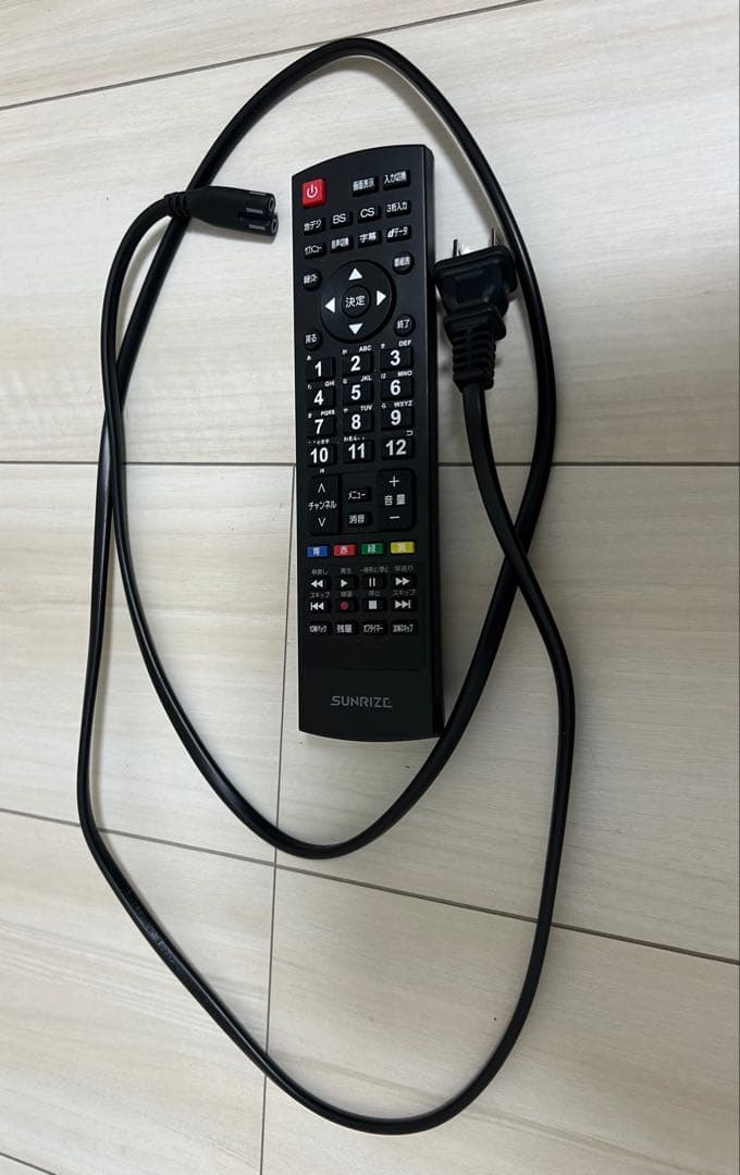 SUNRIZE 32型液晶テレビ コード付きリモコン
