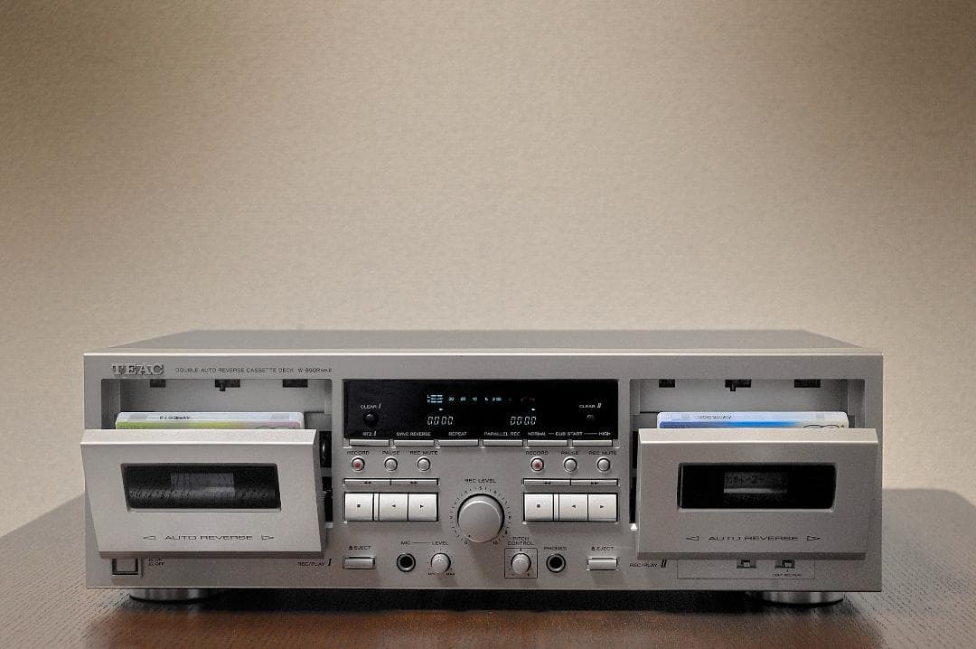 ★TEAC W-890R MKⅡ　録る聴く演奏する！を快適にBGMカセットデッキ