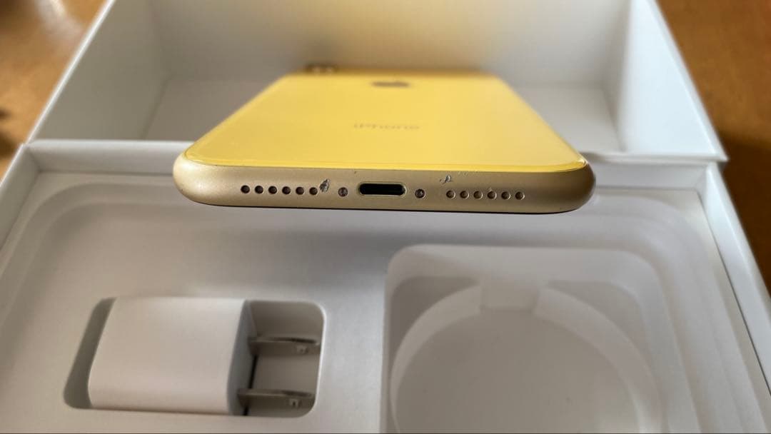 ★iPhoneXR 128GB イエロー★美品、完動品